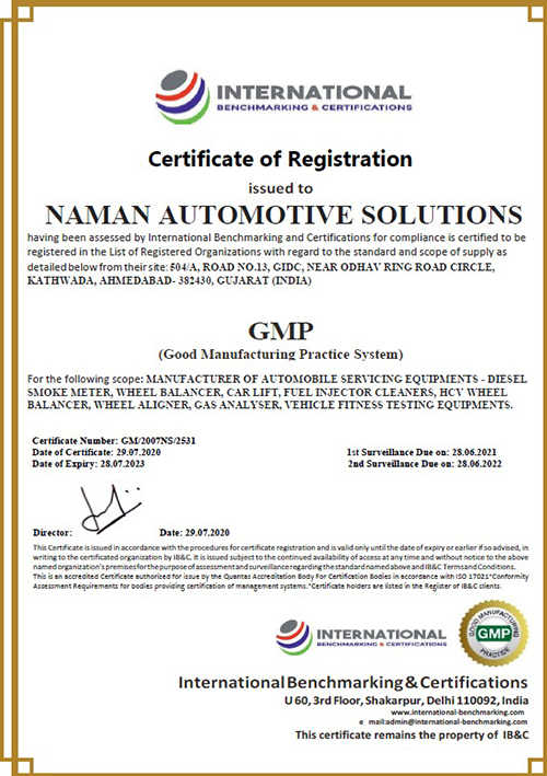 Certificate of Registration