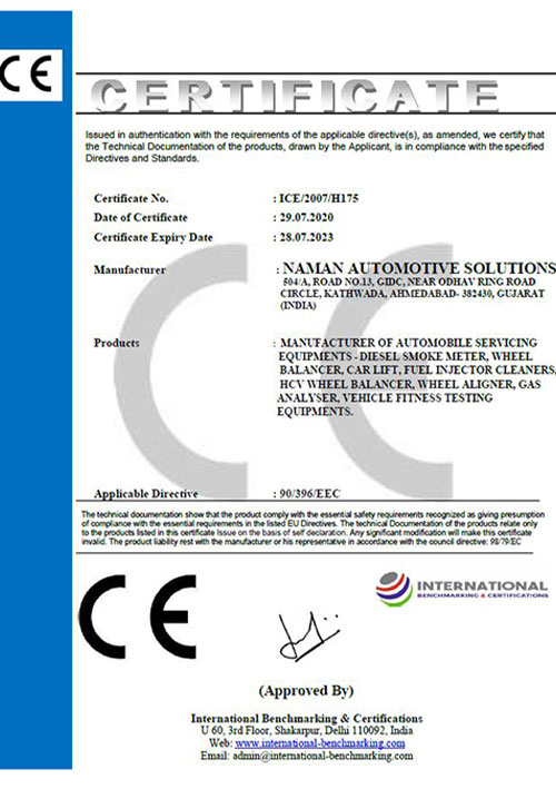 CE Certificate